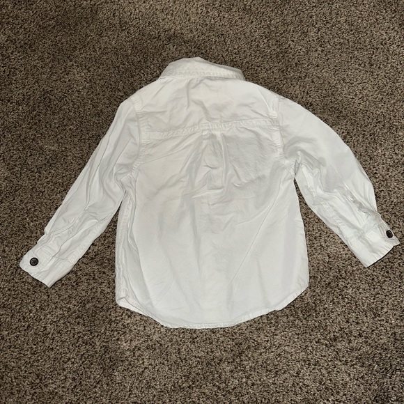 Cat & Jack White Button Down Kids Shirt - Picture 4 of 6